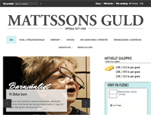 Tablet Screenshot of mattssonsguld.se